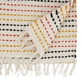 thumbnail image 2 of Fennco Styles Woven Stripe Cotton Table Runner 16" W x 72" L - Multicolored Rectangular Table Cover for Home Décor, Dining Table, Banquets, Family Gathering and Special Events, 2 of 3