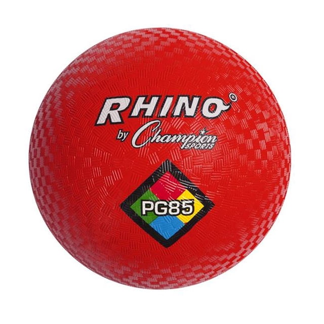 Champion Sports CHSPG85RD-3 Ballon de Terrain de Jeu de 8,5 Po, Rouge - 3 Chacun