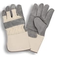 thumbnail image 2 of Cordova 7550XL Tuf-Cor Heavy Side Split Leather Gloves, Double Palm, Rubberized Gauntlet Cuff, Aramid Sewn, X-Large, 12-Pack, 2 of 2