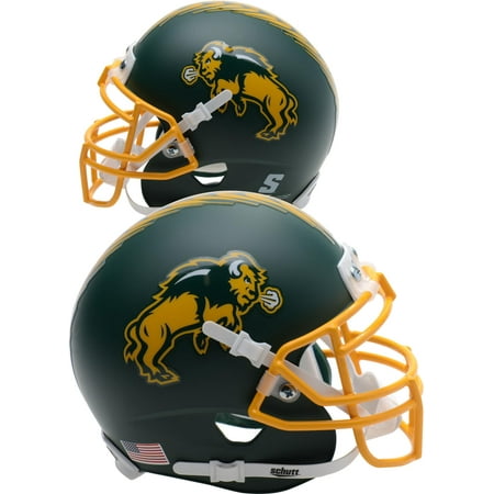 North Dakota State Bison Schutt Matte Green Mini Football Helmet