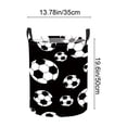 thumbnail image 3 of EQWLJWE Bacs de Rangement, Organisateur de Sacs de Rangement, Panier de Rangement Rond avec Imprimé Sphérique et Panier à Linge Cylindrique pour Usage Domestique, 3 of 6