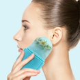 thumbnail image 4 of Hmwy-beauty Masajeador De Cubitos De Hielo Retráctil De Poros Masajeador Facial De Silicona con Rodillo De Hielo Facial, 4 of 5