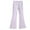 Purple, variant on OSOLU Toddler Girls Flared Yoga Pants For Everyday Wear Stretchy Bootcut Leggings Soft Comfortable Casual Outdoor Play Active Sports Cozy Dailywear, 5-6 Years