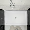 thumbnail image 6 of Danolapsi Shower Base,48'' L X 32'' W Shower Base Pan with Stainless Steel Drain,Shower Pan ＆ Tray with Non-Slip Texture,Center Drain, 6 of 7