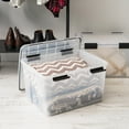 thumbnail image 4 of IRIS 47 Qt Storage Box with Gasket Seal Lid- Heavy Duty Moving Containers with Tight Latch, 2Pk, 4 of 7
