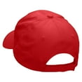 thumbnail image 3 of Dad and Son Embroidered New Low Profile Organic Cotton Cap - Red OSFM, 3 of 5