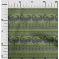 thumbnail image 1 of oneOone Organic Cotton Poplin Twill Fabric Floral & Peacock Block Decor Fabric Printed BTY 42 Inch Wide, 1 of 4