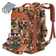 thumbnail image 1 of TFixol Men's Waterproof Multi-Functional Travel Backpack for Outdoor Camping, Hiking, and Business Trips - Large Capacity, Expandable Design, Airline Carry-On Approved (Green Camouflage), 1 of 6