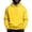 Yellow -AH10, variant on Dwellite Mens Oversized Hoodies Fleece Lined Sweatshirts Fall Winter Hooded Collar Pullover With Pocket for Workout Gym Saffron S
