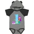 thumbnail image 3 of Inktastic First Birthday Mermaid Girls Baby Bodysuit, 3 of 5