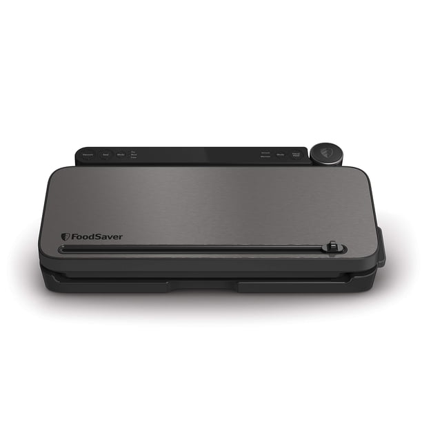 Máquina selladora al vacío FoodSaver con 4 ajustes, negra