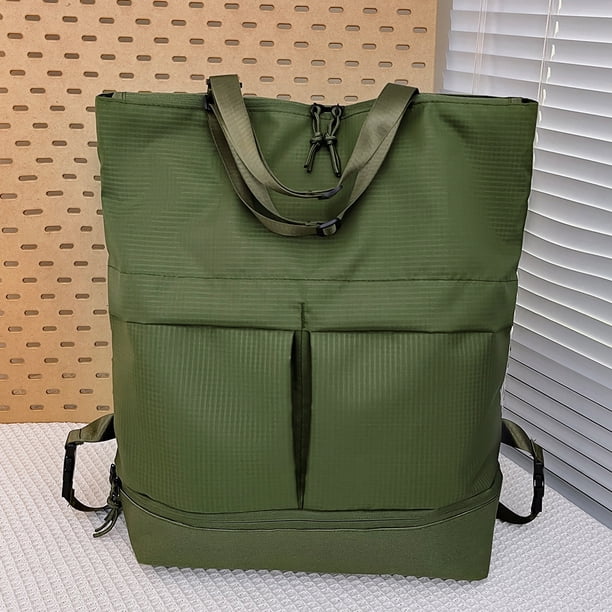 Bolsa deportiva unisex de gran capacidad Mochila de transporte Bolsa de trabajo universitaria de color sólido FLhrweasw Para estrenar