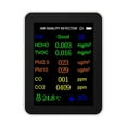 thumbnail image 1 of 12 in 1 Air Quality Monitor CO2 Monitor with Time/ Date Display WIFI PM2.5 PM10 CO CO2 TVOC HCHO Tester, 1 of 5