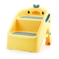thumbnail image 1 of Toilet Potty Training Stool, Foldable Toddler Step Stool Slip   for Bathroom Yellow,,Blue, 1 of 8