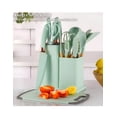 thumbnail image 3 of Juego  De Utensilios Xtellar Cocina De Silicona & Cuchillos 19 Piezas  Color Turquesa, 3 of 5