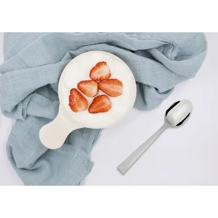 Mainstays Chiazza Stainless Steel Adult Dinner Spoon, Set of 3, Silver