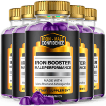 Iron Male Confidence Gummies for Men Advanced Formula Supplement 300 Gummies