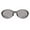 Matte Grey Fingerprint Ink, variant on Sunglasses for Men - OO9438 Eye Jacket Redux Polarized Sunglasses with Oakley PRIZM Lenses - Matte Vapor/PRIZM Tungsten Polarized - Size 58
