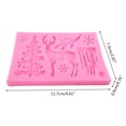thumbnail image 4 of 3D Christmas Theme Deer Silicone Mold Snowflake Chocolate Cake Fondant DIY Mould, 4 of 6