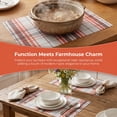 thumbnail image 3 of Unique Bargains Placemats Set of 6 Placemats for Kitchen Dining Table Washable Red, 3 of 7