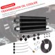 thumbnail image 4 of Accesorios modificación del automóvil Radiador la caja cambios del condensador la correa del tubo del aire acondicionado del automóvil 4 filas 6 filas 8 filas enfriador aceite (4 filas - negro), 4 of 8