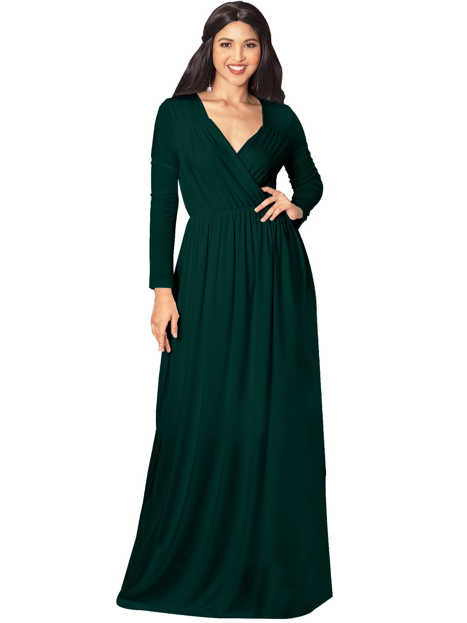 long sleeve maxi dress tall