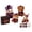 Halloween Friends 4 Piece DIY Patchwork Kit Collection#7, variant on Halloween Friends 4 Piece DIY Patchwork Kit Collection, Spooky Circus Themed Animal Stuffed Doll Sewing Kit, Stress Relief Leisure Craft for Craft Enthusiasts