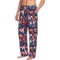 thumbnail image 5 of Cauagu Elephants Mens Pajama Pants Sleep & Lounge Pants,PJ Bottoms with Pockets-Medium, 5 of 7