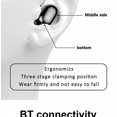 thumbnail image 4 of Inteprter Auriculares con control táctil compatibles con Bluetooth Auriculares recargables Reproductor de música Pantalla de alimentación Electrónica Negro, 4 of 6