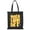 Black, variant on Take Off Groovy Art Tote Bag - Image by Shutterstock, One Size Cotton Canvas Tote Bag