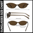 thumbnail image 3 of Gafas de Sol Retro Ovaladas de Ojo de Gato UV400 para Mujer 3 Pack CL009, 3 of 6