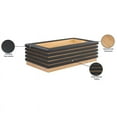 thumbnail image 2 of Meridian Furniture Rory Black Vegan Leather Coffee Table, 2 of 27