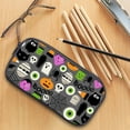 thumbnail image 1 of CHGBMOK Halloween Print Cotton Pencil Case, Large-capacity, Assorted Colors, 1 Count, 1 of 3