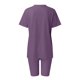 thumbnail image 5 of Conjunto de dos piezas para mujer: top de manga corta y pantalones cortos. Conjunto deportivo de yoga. Poliéster/spandex, tallas S-XXXL. Ropa deportiva/informal., 5 of 5