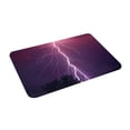 thumbnail image 2 of Haiem Thunderstorm Violet Purple Front Door Mat Indoor Outdoor Entrance, Waterproof All-Season, All-Weather Doormat, Durable Flannel Fabric, Fade Resistant, Low Profile, 16x24in, 2 of 9