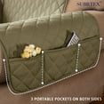 thumbnail image 6 of Subrtex Reversible Sofa Cover for Pets, Non-Slip Couch Slipcover for Dogs & Cats, Washable Furniture Protector, Fits Most Couches (Loveseat, Taupe), 6 of 9