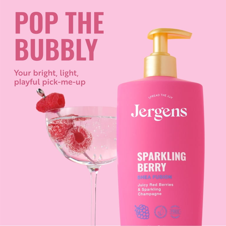Jergens Shea Fusion Sparkling Berry Scented Body Lotion