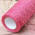 thumbnail image 2 of FRCOLOR 1pc 15cm 10 Yards Yarn Tulle Netting Rolls Organza Fabric for Wedding Decoration Bow Tutu Skirt DIY Craft Sewing Gift Wrapping Clothes (Rosy), 2 of 8