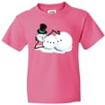 thumbnail image 3 of Inktastic Sassy Snowman in Top Hat Youth T-Shirt, 3 of 5