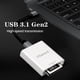 thumbnail image 4 of Lector de Tarjetas CFexpress CFE PH862 + Kit de Cable Tipo a A Tipo C Lector de Tarjetas USB3.1 GEN 2 10Gbps para Tarjetas de CáMaras Z6/Z7 1DX3, 4 of 5