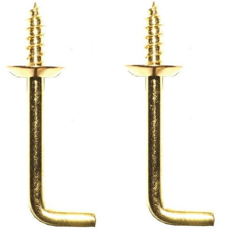 - 1.50 in. Shoulder Hook, Solid Brass