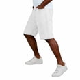 thumbnail image 2 of Hurxie Men's Jorts Baggy Jean Shorts Mid Waist Vintage Summer Denim Shorts White,L, 2 of 6