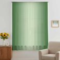 thumbnail image 3 of Green Ombre Sheer Curtains 72 Inches Long, Modern Gradient Abstract Art Light Filering Curtains, Breathable Simi Curtain Privacy Drapes for Living Room Bedroom Lightweight Window Treatment, 3 of 9