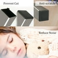 thumbnail image 4 of Unique Bargains 12 Pcs Plastic Square 22mm Chair Foot Cover Table Furniture Leg Protector, 4 of 7