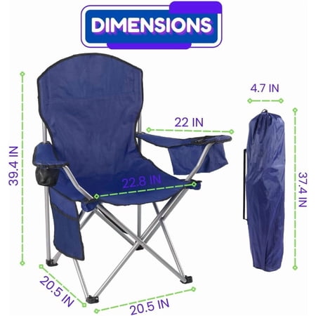 anhxn camping chairs with built-in product