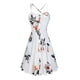 thumbnail image 2 of VISgogo Vestido sin mangas de verano para mujer, estampado de flores/leopardo para adultos, cuello en V, correa de espagueti cruzada, una pieza con bolsillos VISgogo  moda, 2 of 5