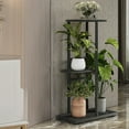 thumbnail image 5 of 3-Tier Iron Plant Stand | Multi-Layer Flower Display Rack | Space-Saving Planter Holder for Indoor Plants | Home Office Garden Decor, 5 of 6