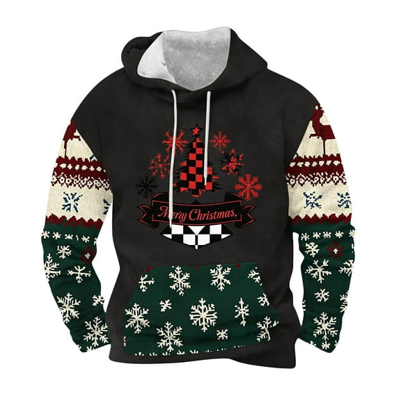Black Hoodie For Men 2025 Fleece Hoodie Work Fall Hoodies Long Oversized Hoodie Graphic Lightweight Puffer Hoodies Christmas Sweater