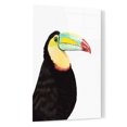 thumbnail image 2 of Epic Art 'Watercolor Toucan' by Naomi McCavitt, Acrylic Glass Wall Art, 16"x24", 2 of 3