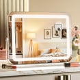 thumbnail image 1 of Espejo de Tocador MINISO 14 x 11 cm con Luz LED y Lupa 5X, 1 of 7